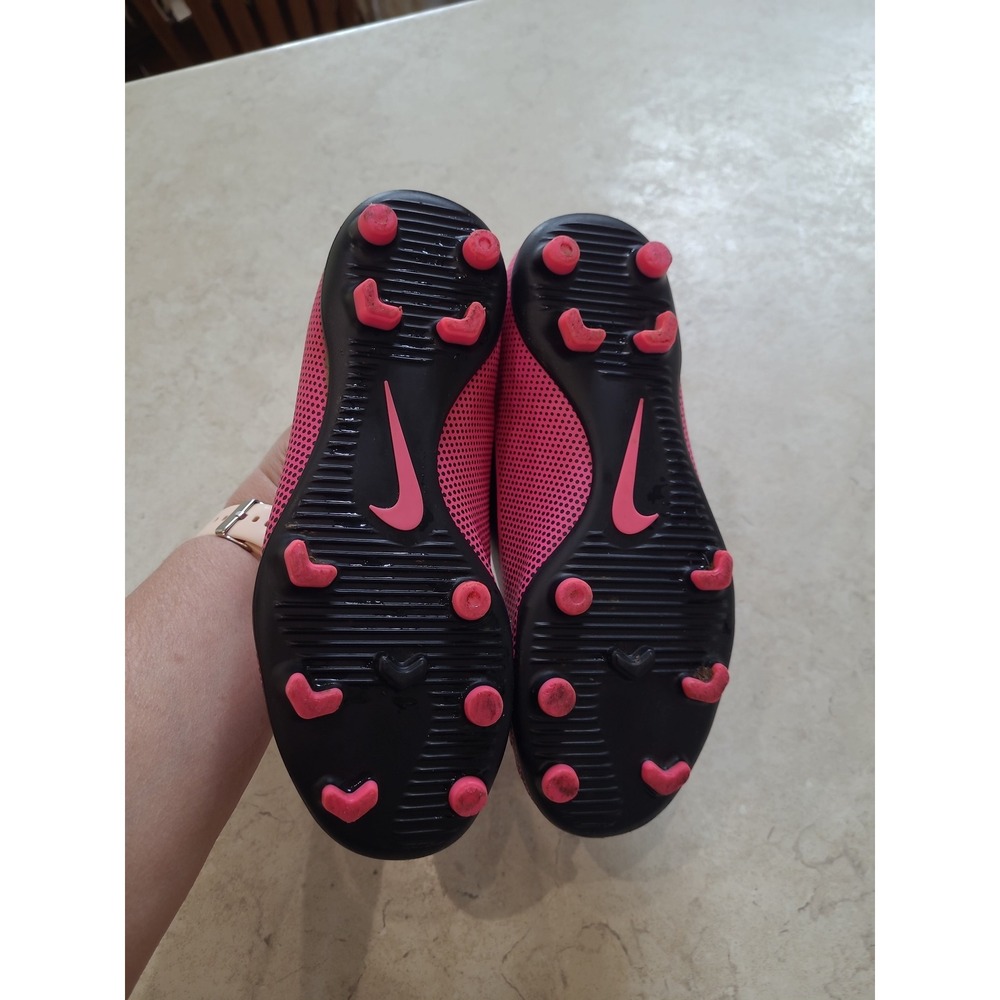 Nike Jr. BRAVATA II FG Youth Size 3Y Soccer Cleats Pink Black Athletic Sports - Picture 7 of 10